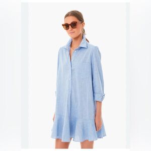 NWT TUCKERNUCK  Chambray Callahan SHIRT DRESS LADIES Long Sleeve  Medium M $178